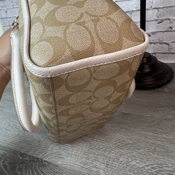 Coach Rowan Satchel Bag In Signature Canvas F34084 - Picture 3 of 7